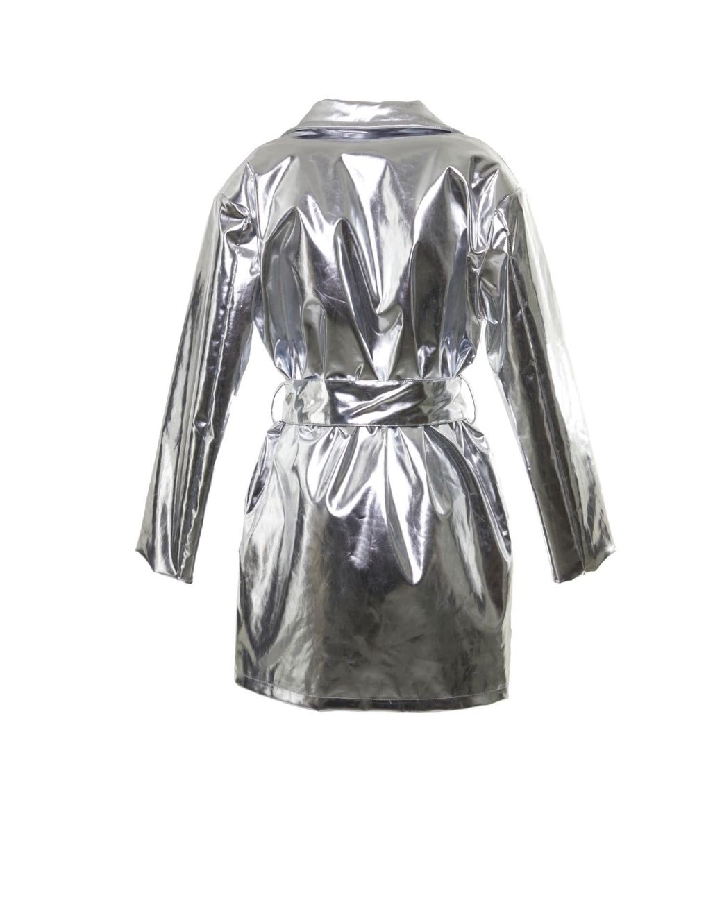 Brenda Agradi Black Mirror Party Trench Coat