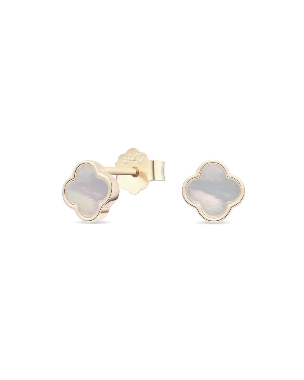 Lisa&Co. White Earrings Mother Of Pearl Joy L