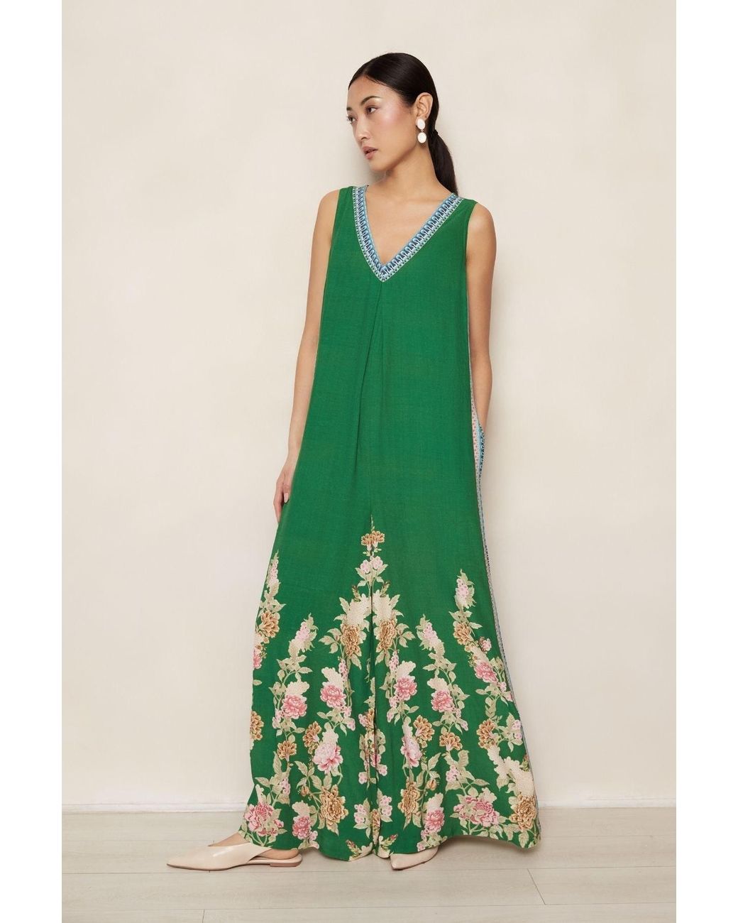 Raishma Green Mabel Jumpsuit
