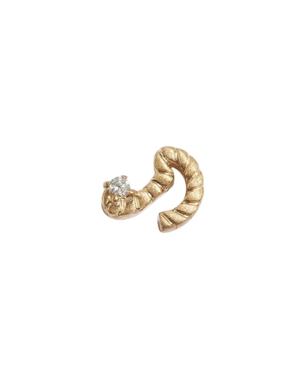 Claire Hill Designs Metallic Courage Shorthand Stud Earring