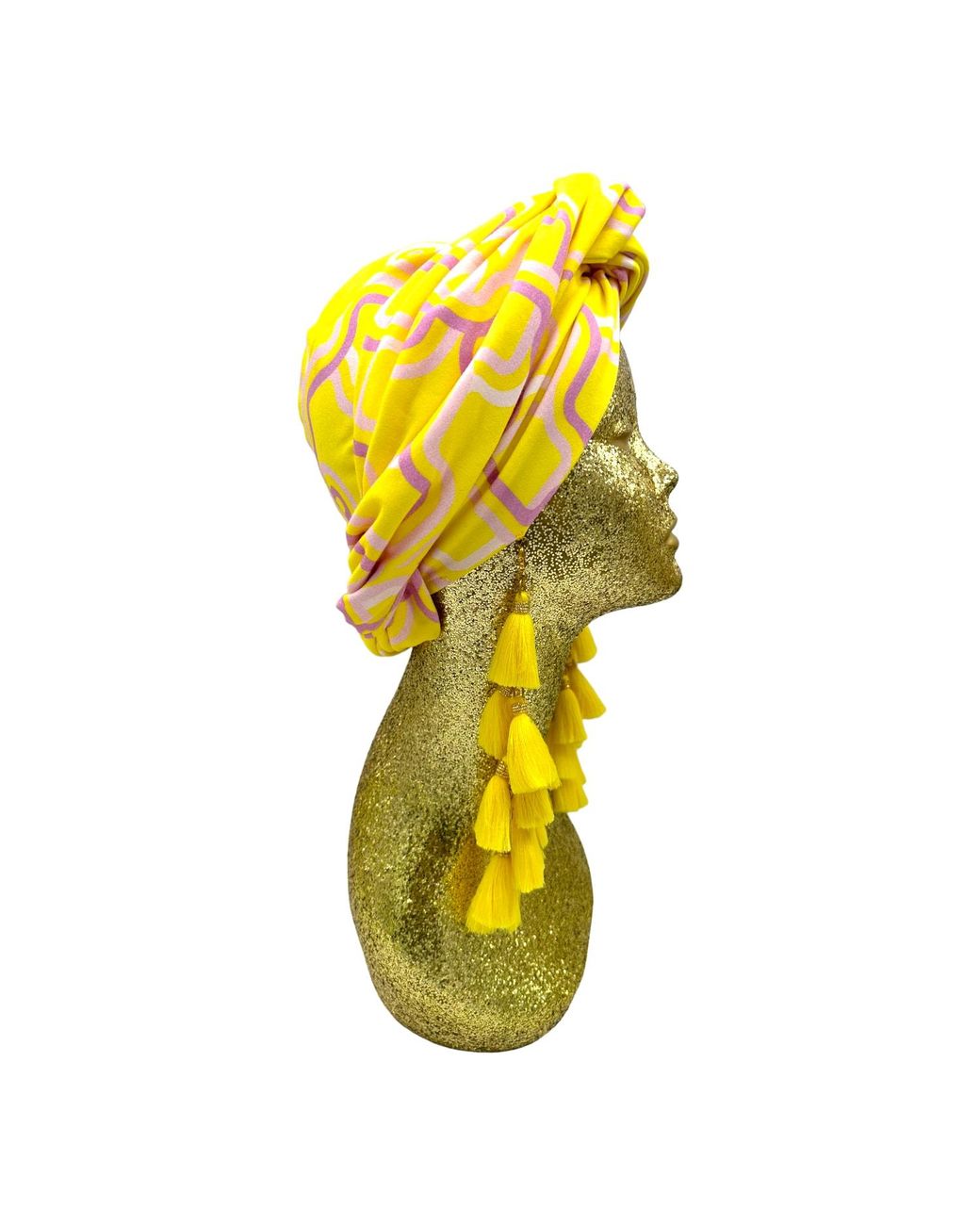 Julia Clancey Yellow Lydie Limon Sunshine Chacha Turban