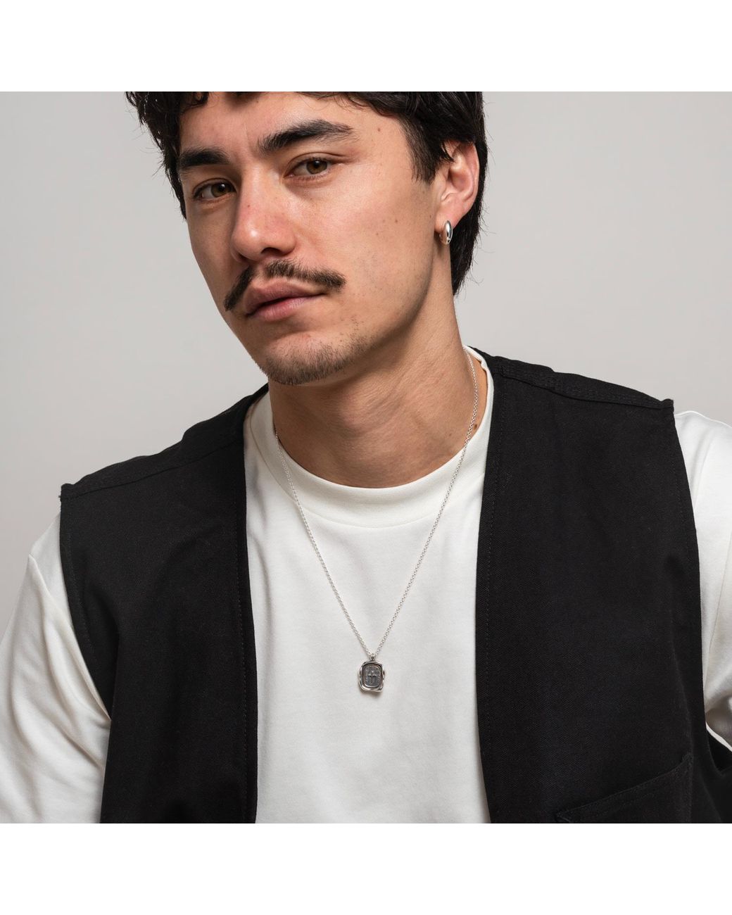 Dower & Hall Metallic Success Talisman Necklace for men