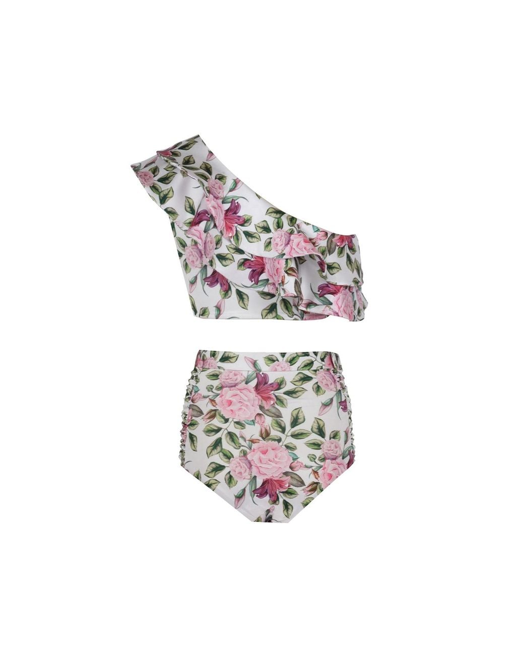 Nur Karaata White Cliantha Rose Bikini