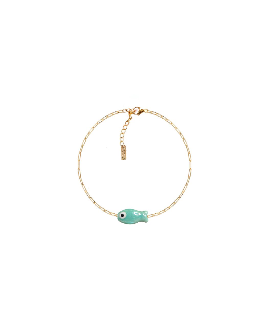 Adriana Pappas Designs Metallic Fishy Chain Bracelet