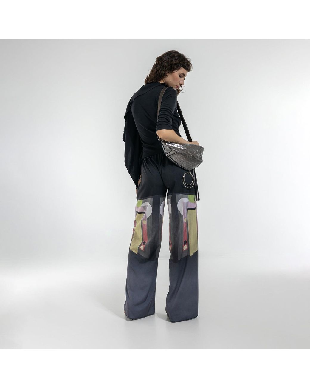 ARTISTA Blue Harper Wide Leg Pants
