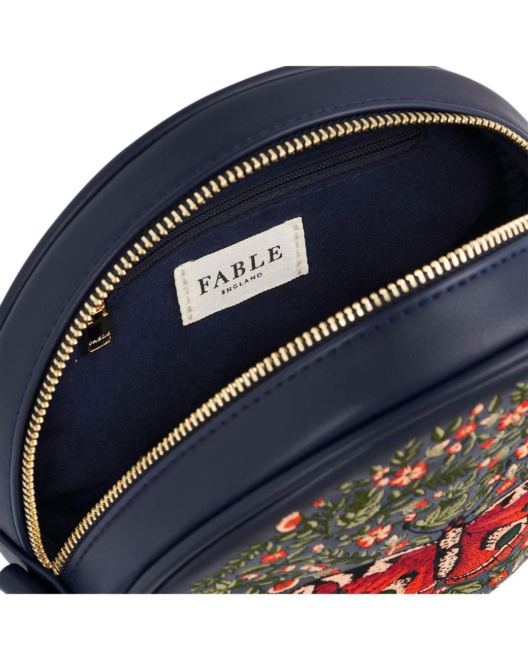 Fable England Blue Chloe Admiral Circle Bag
