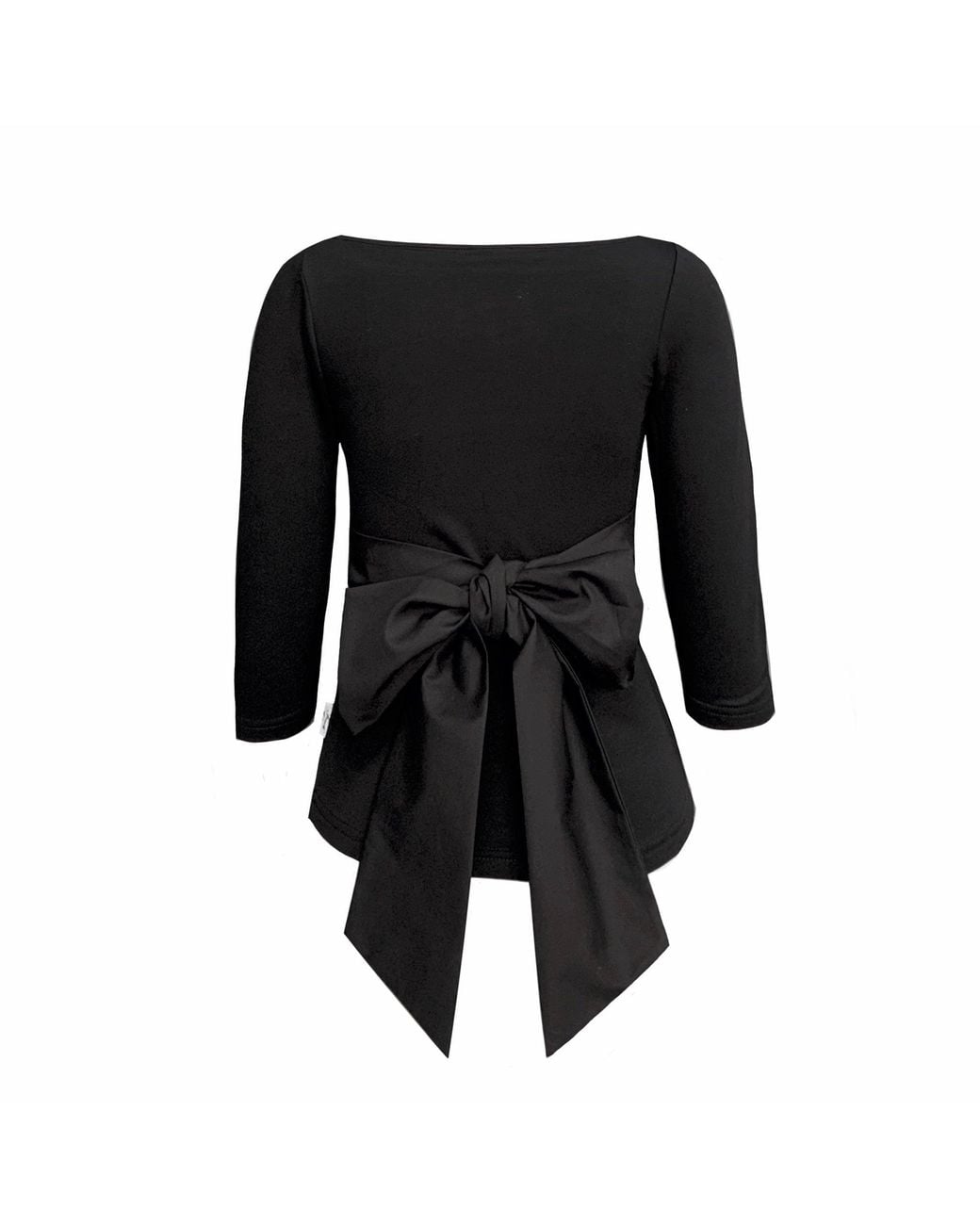Frock Tales Black Primrose Top With Bow