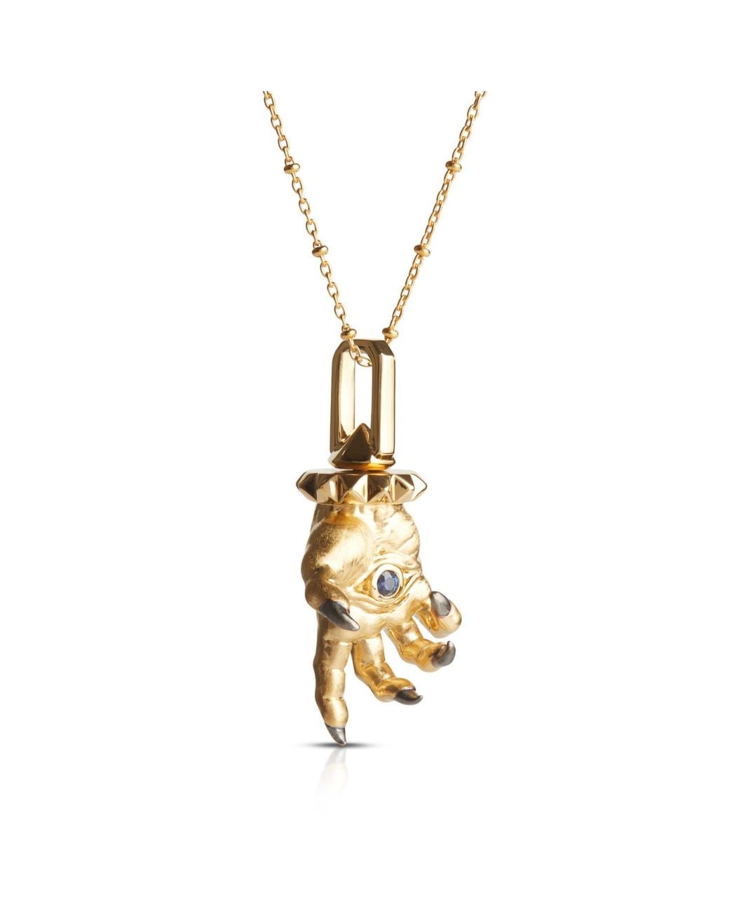 Kasun Metallic Hand Of The Protector Pendant