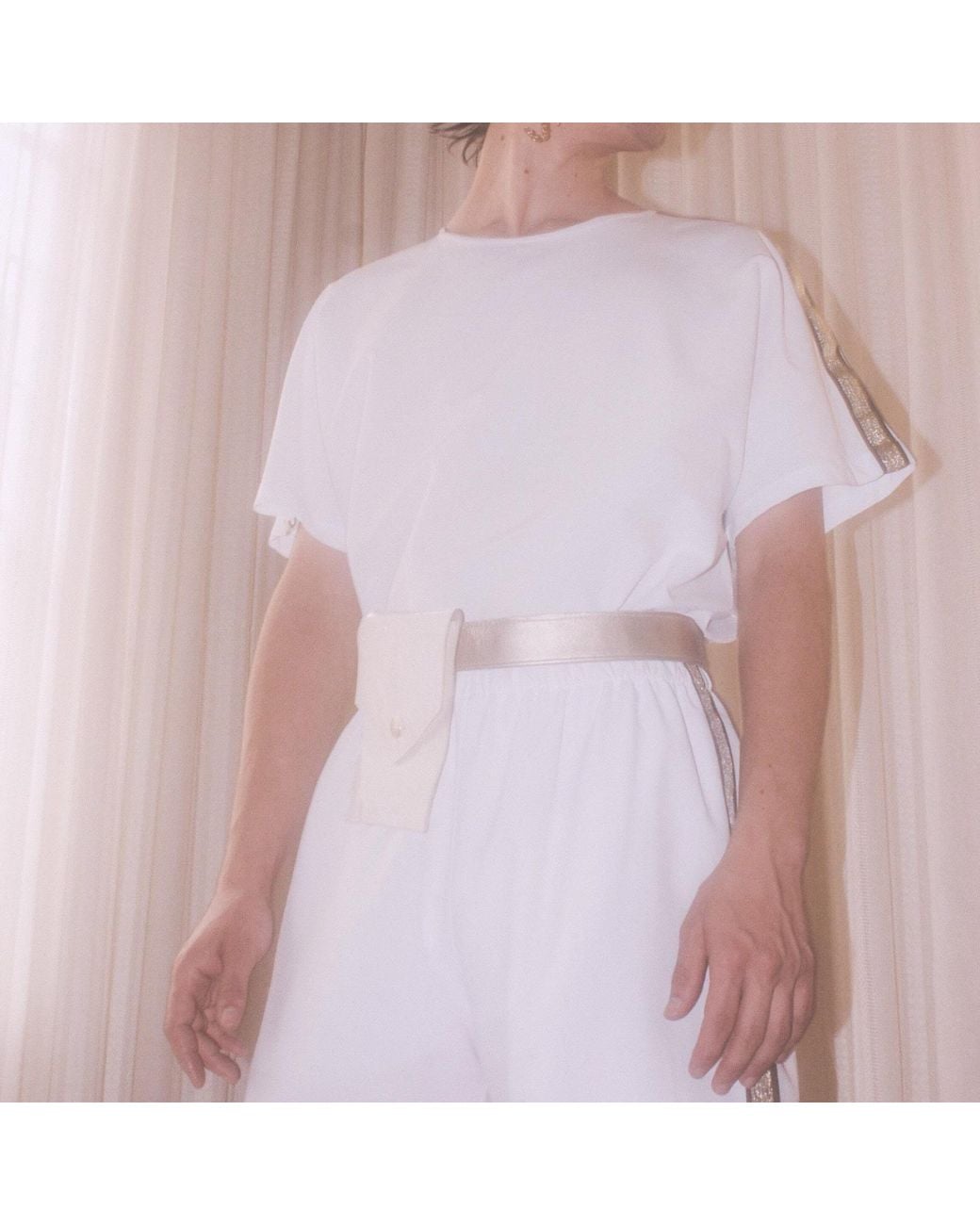 Paloma Lira White Maxi Pants for men