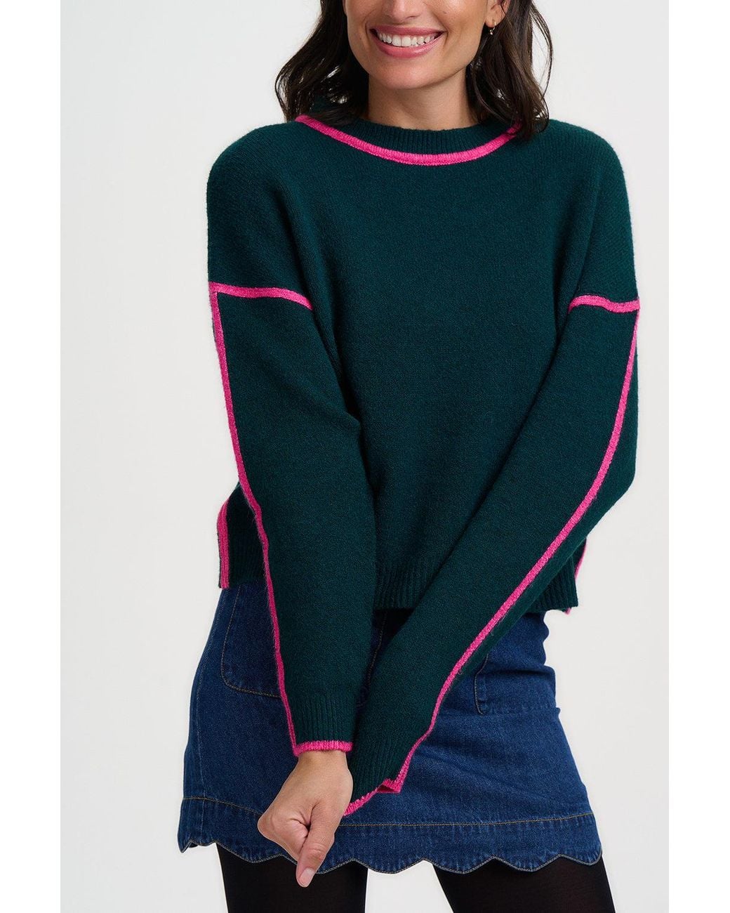 Sugarhill Green Rozalia Sweater Jade