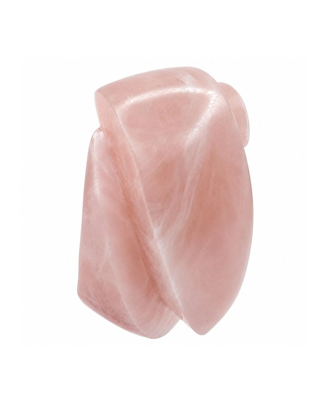 Michael Nash Jewelry Pink Brigite Matte Rose Quartz Resin Carved Bangle