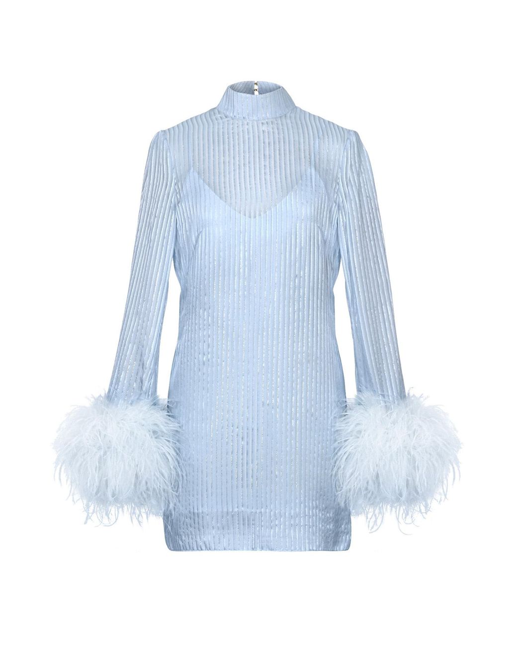 Anse Victorin Blue Céline Silk Dress