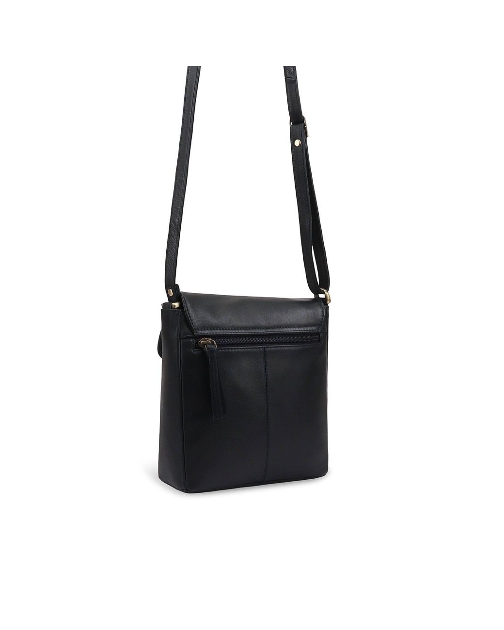 Lloyd Baker Black Saharsa Leather Crossbody Bag