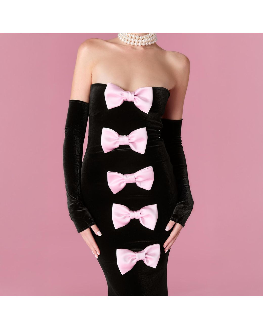 Nur Karaata Black Delphine Gown