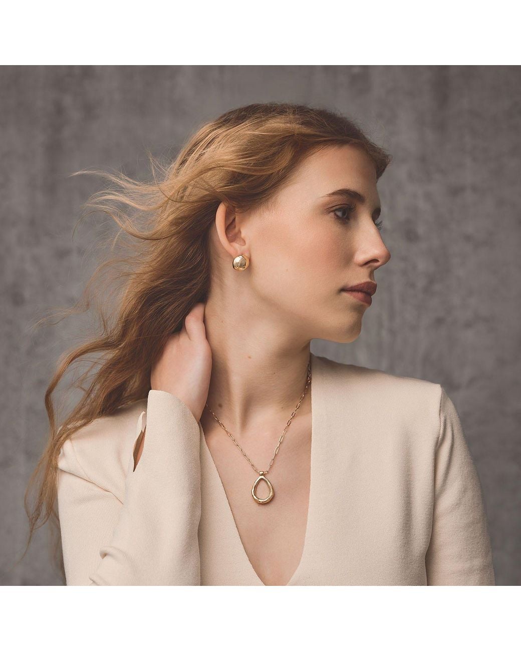 Collection 1304 Metallic Atlas Bronze Necklace