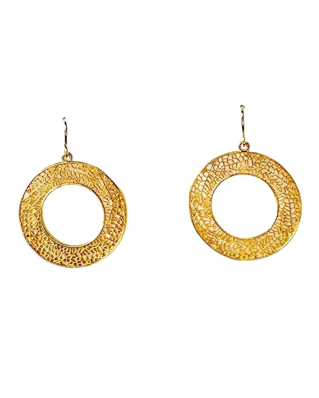 Lexi Jewelry Metallic Sea Fan Hoops