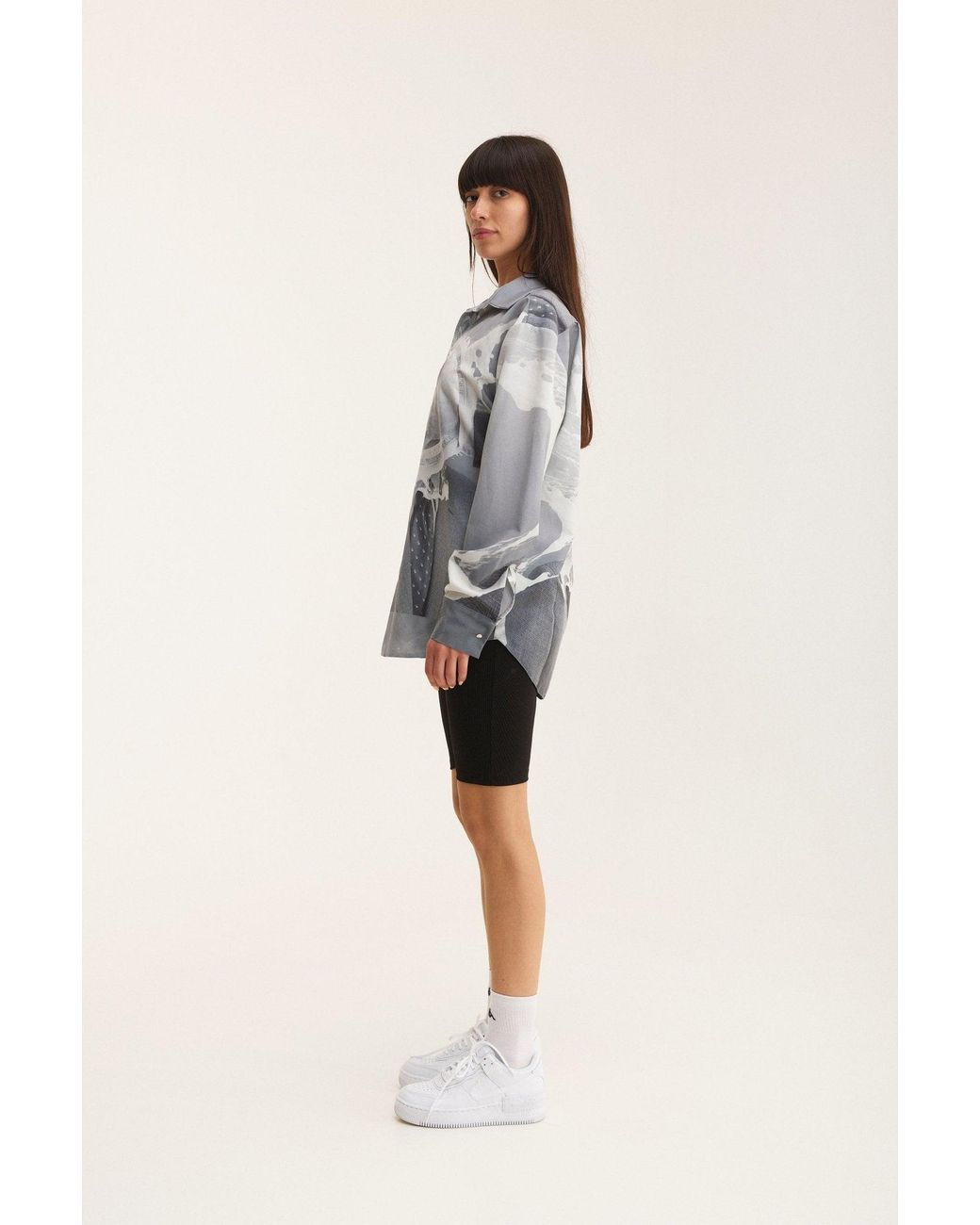 mysimplicated Metallic Long Sleeve Shirt