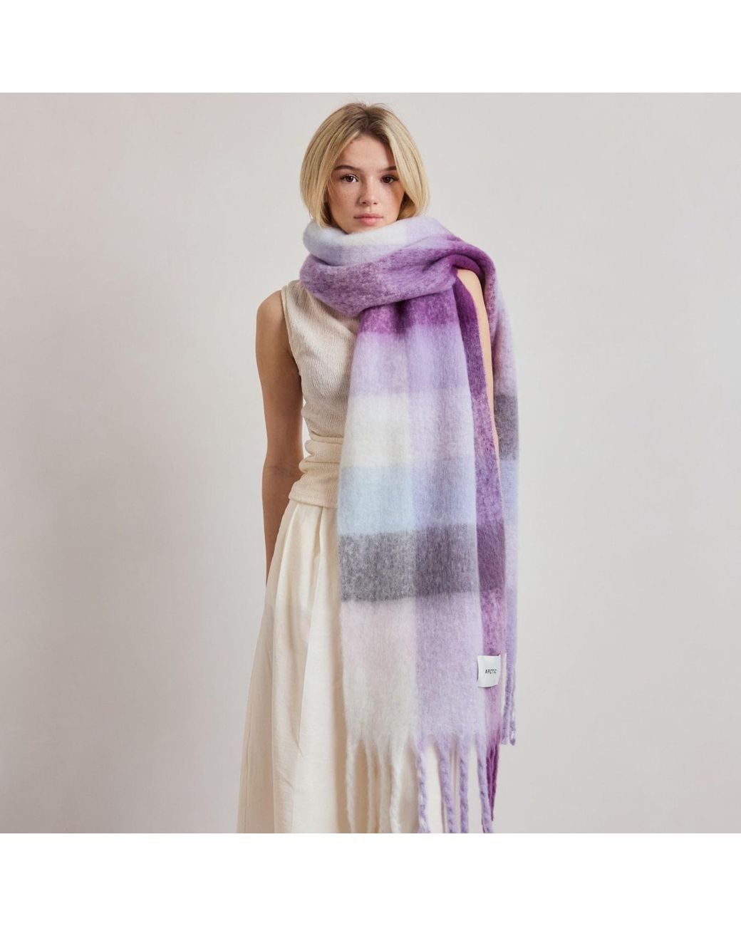 Arctic Fox & Co. Purple The Reykjavik Scarf