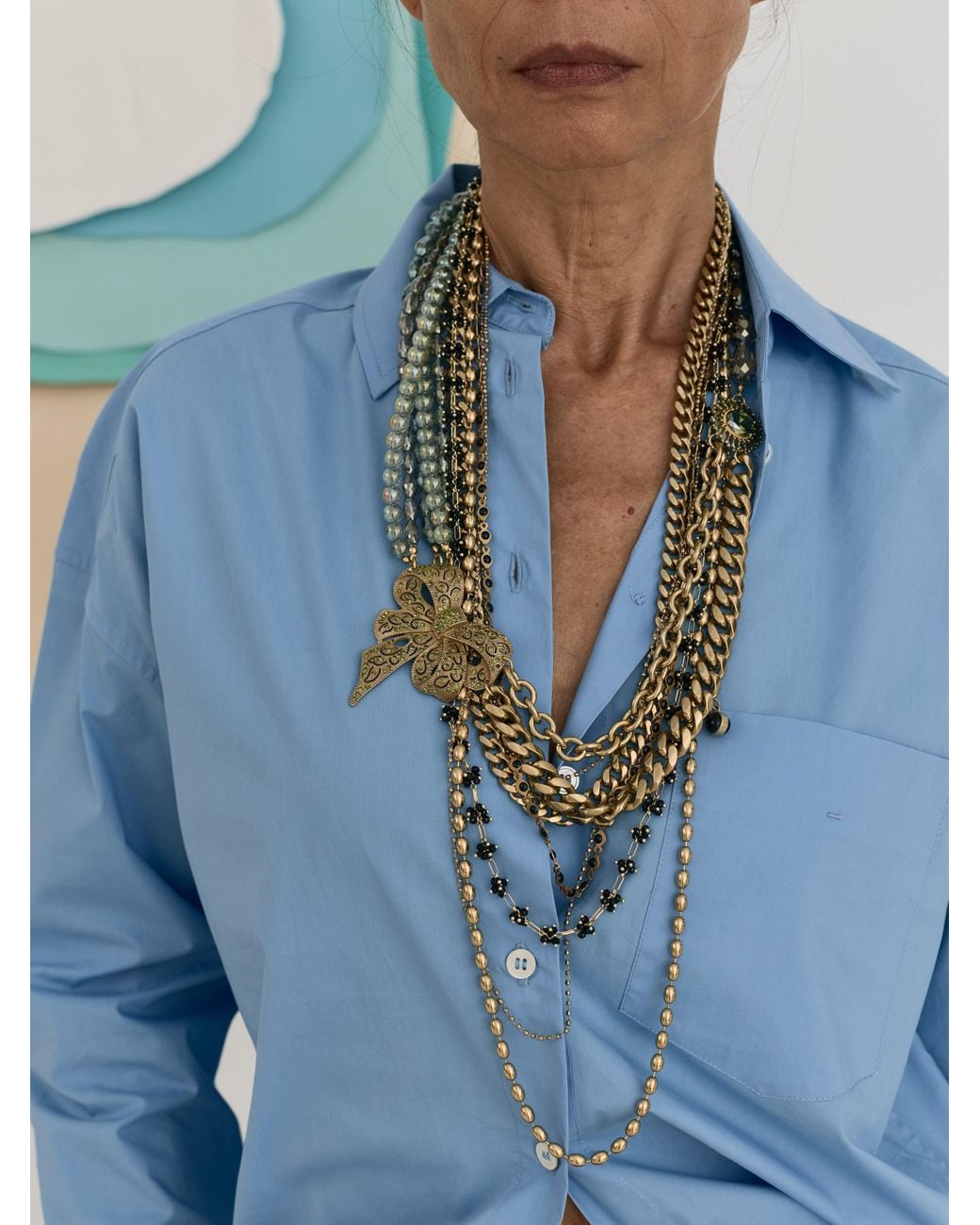 Sita Nevado White Lazo Necklace