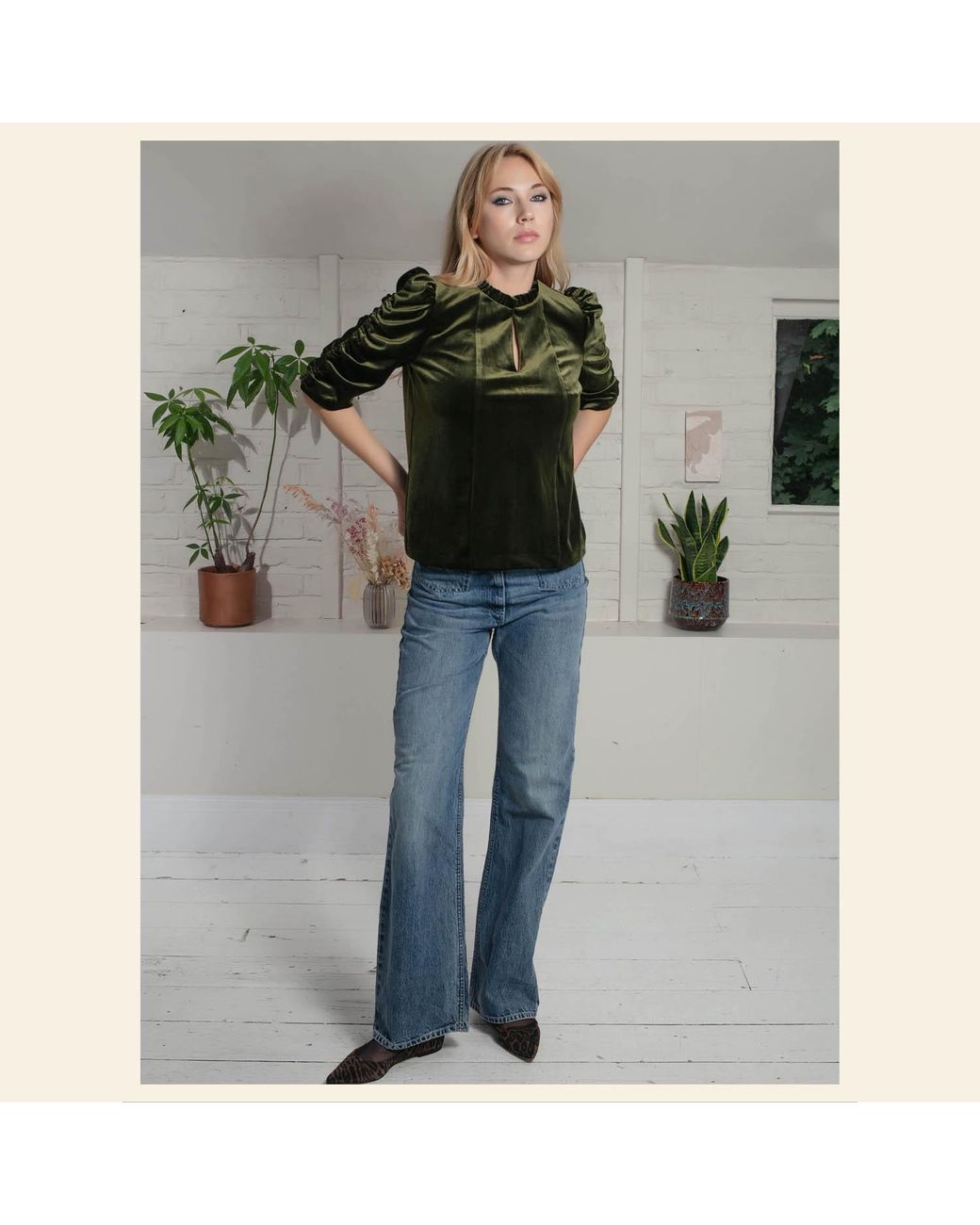 Nooki Design Green Lexy Top
