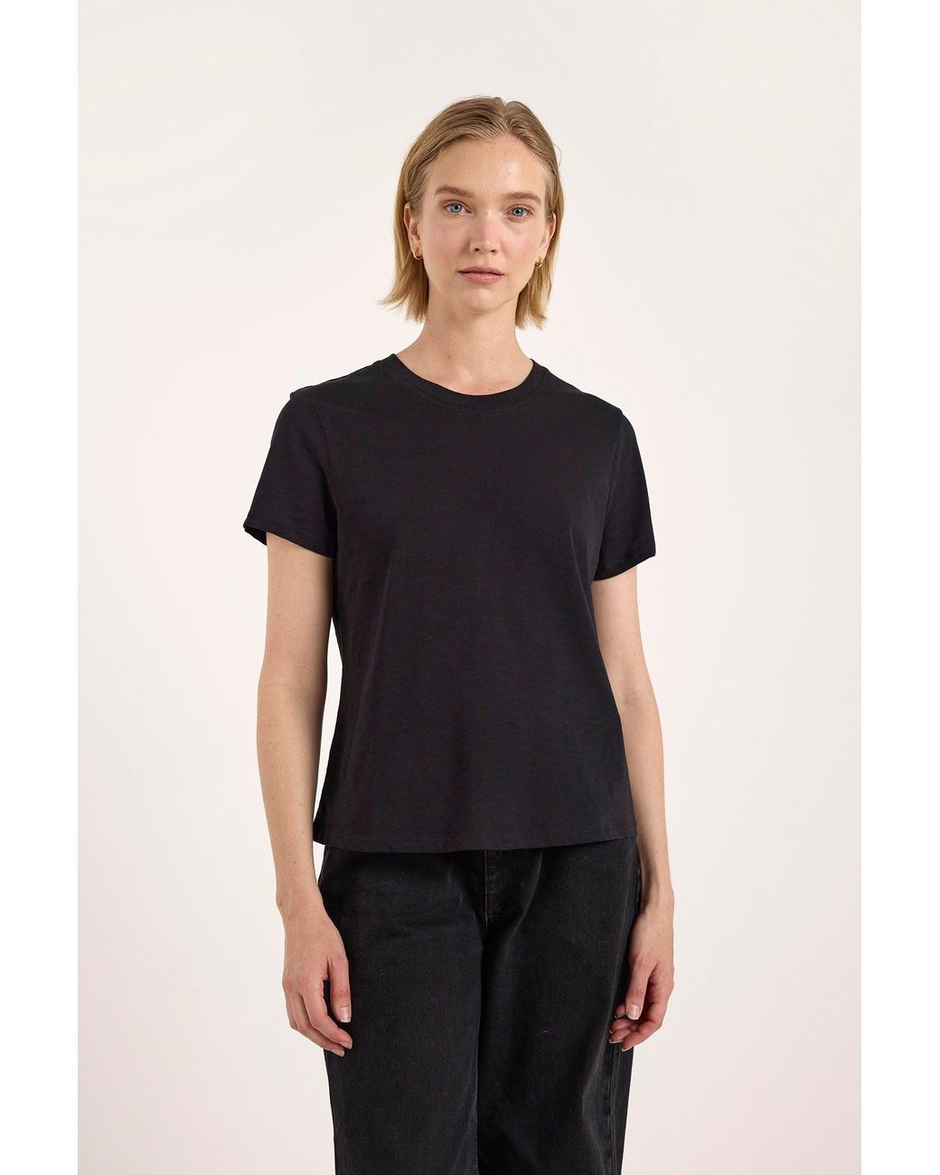 Brodie Cashmere Black Weekend Boxy Tee