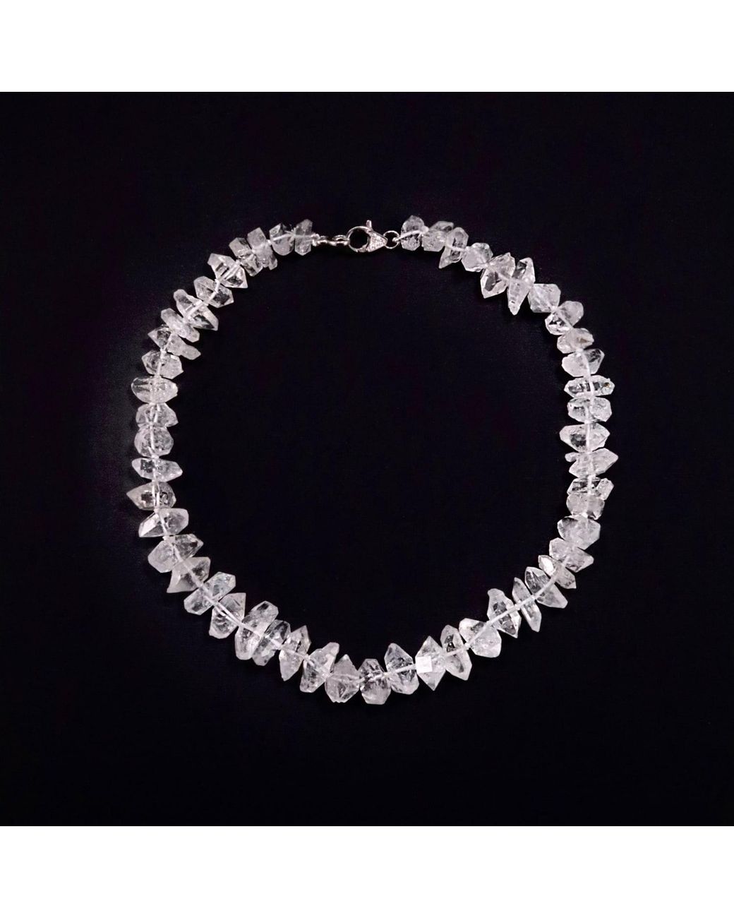 Mineralgems•Studio Metallic Neutrals Herkimer Diamond Necklace