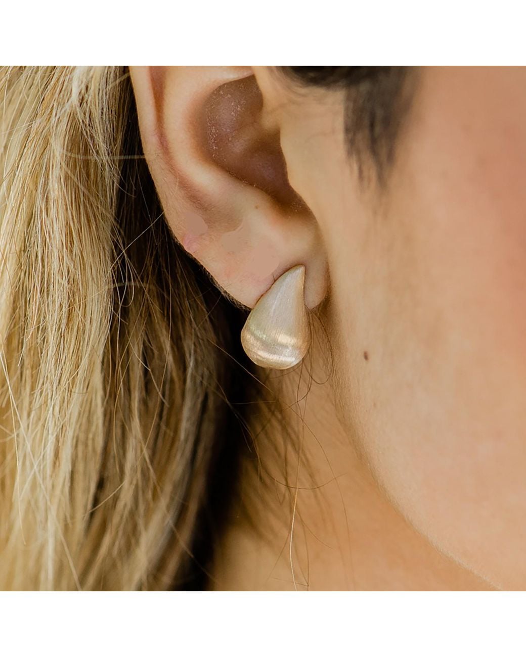 Marcia Moran Natural Acacia Drop Stud Earrings