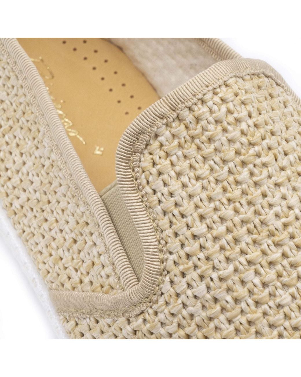 Rivieras Natural Raffia Slip-On Loafer