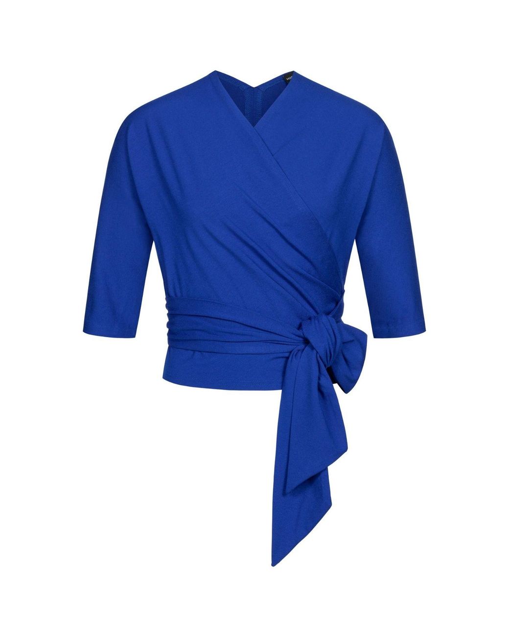 Marianna Déri Blue Royal Wrap Top