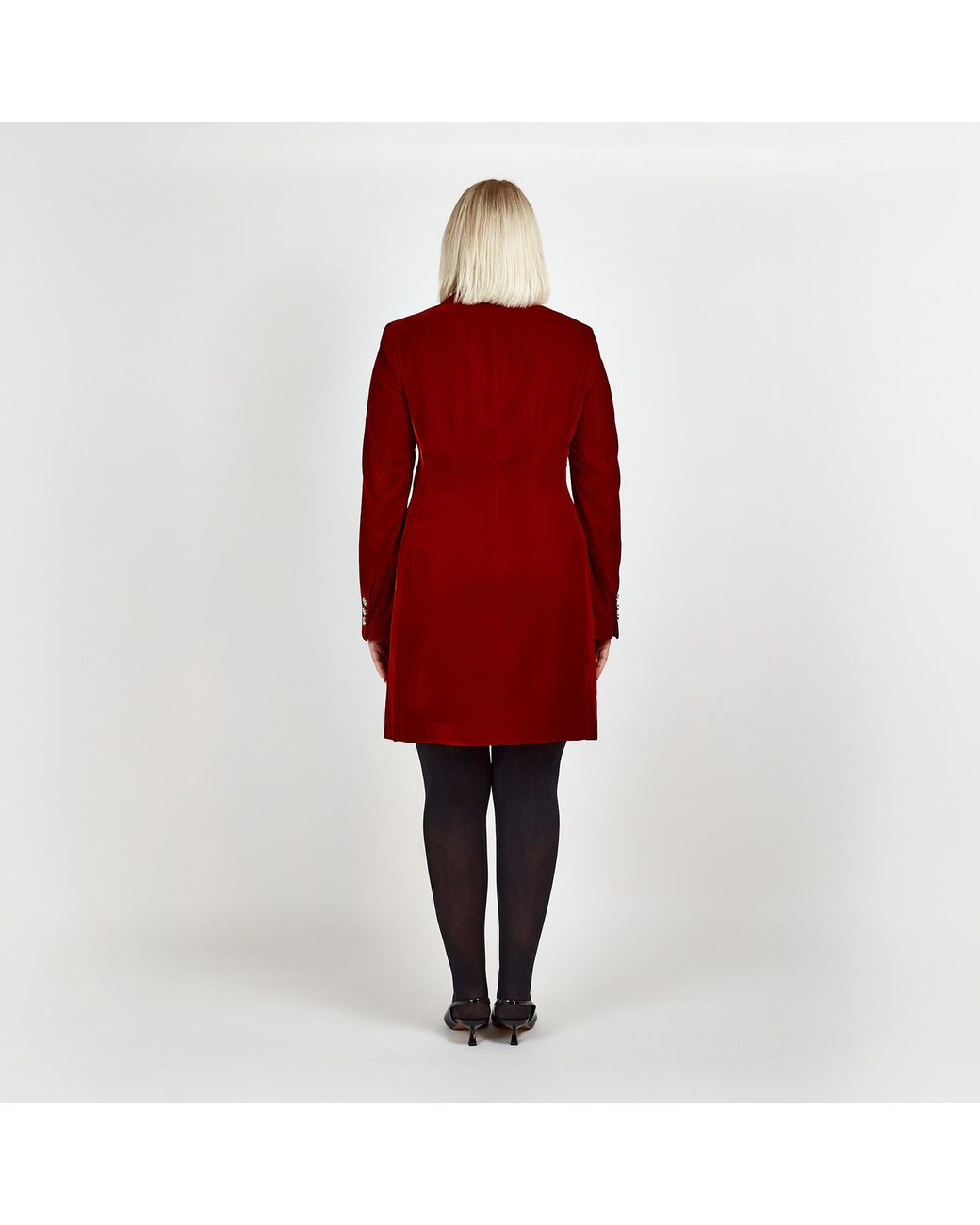 Femponiq Velvet Tailored Blazer Dress