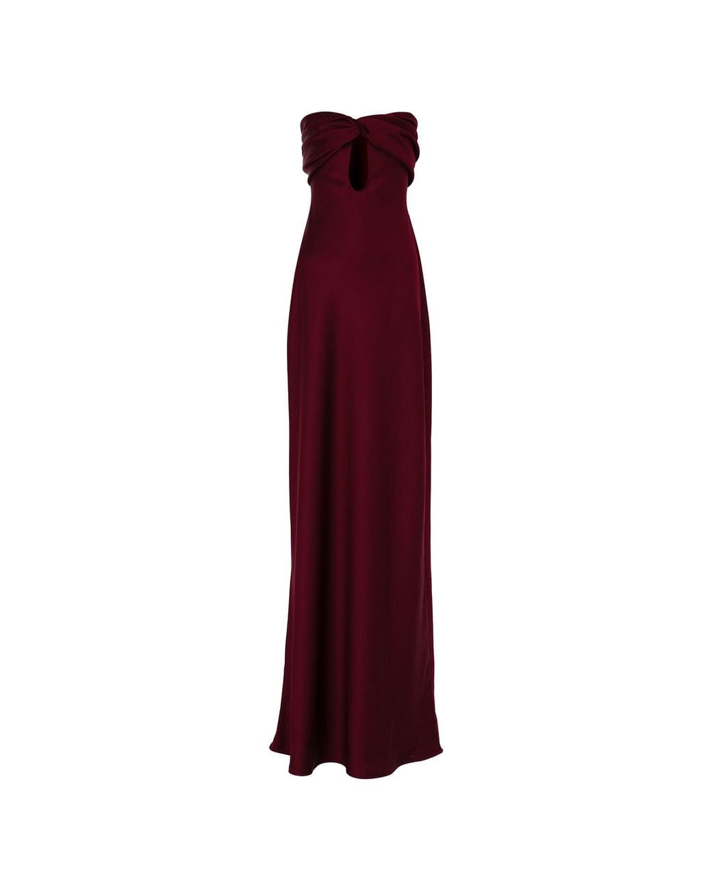 Herfetch Red Neutrals Maxi Bordeux Dress-Bordeux