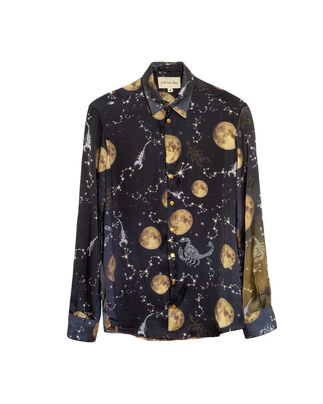Paloma Lira Black Dark Night Shirt for men