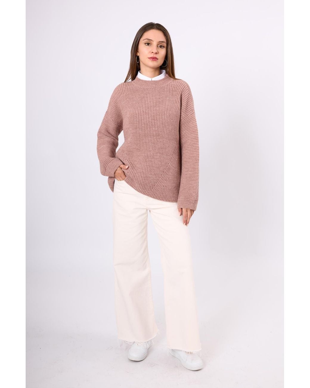 Peraluna Pink Nikita Thessaloniki Knit Pullover