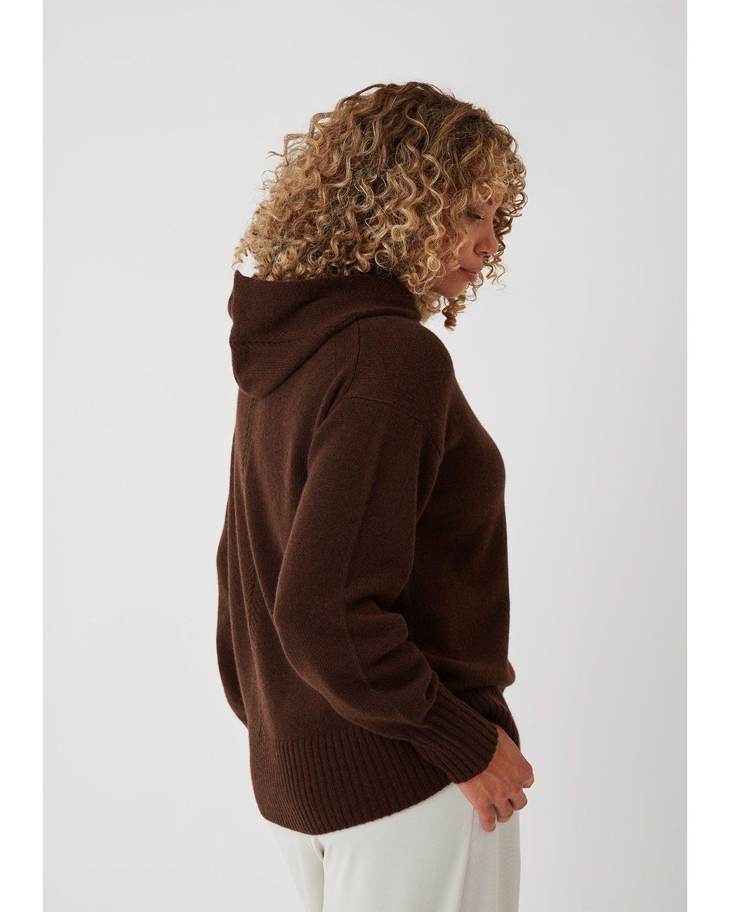 Loop Cashmere Brown The Luxe Cashmere Hood