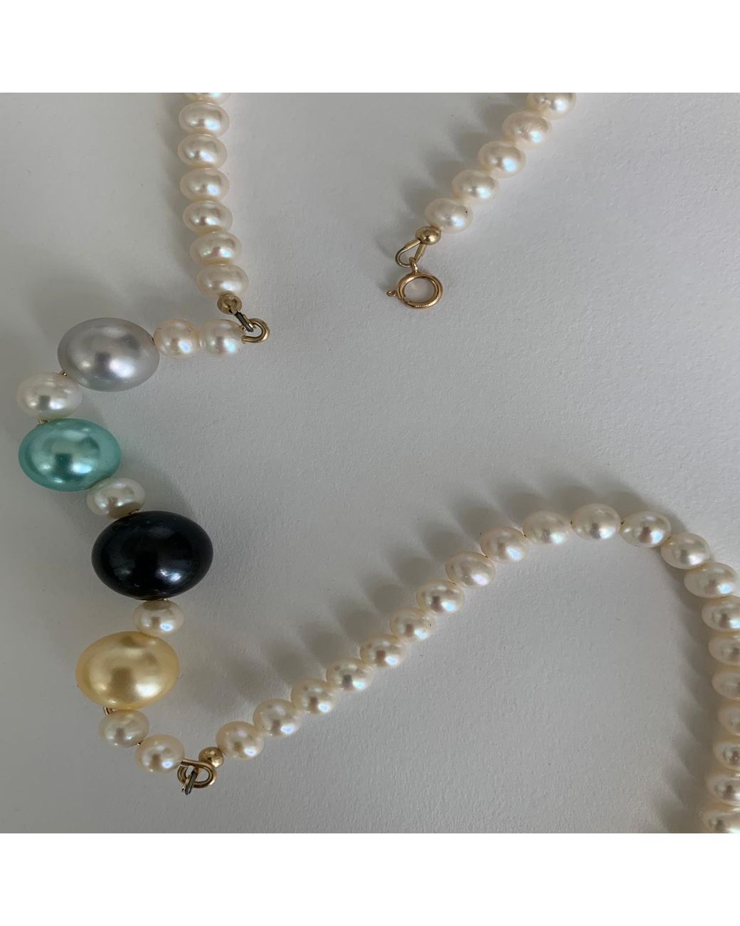 Florentis Jewellery Metallic Not Your Mother's Pearls Necklace
