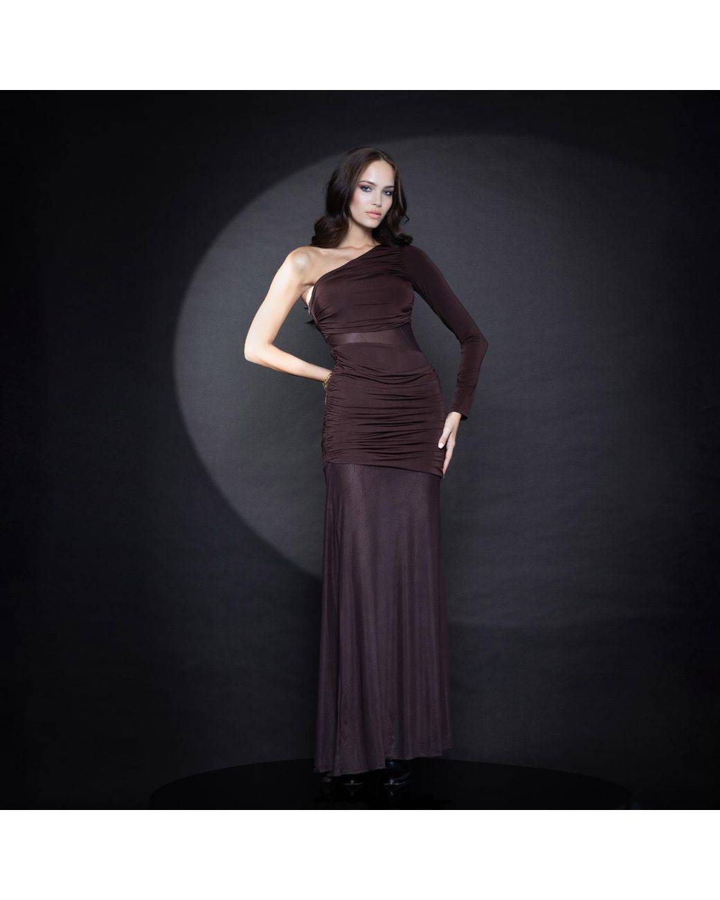 Forever Young the label Brown Brooke Maxi Jersey Gown