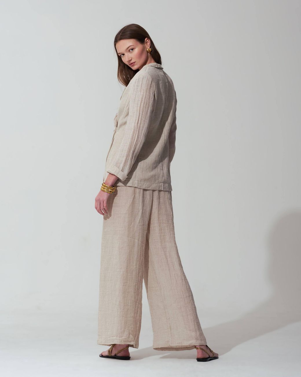 MARICEL Natural Neutrals Morgana Trousers