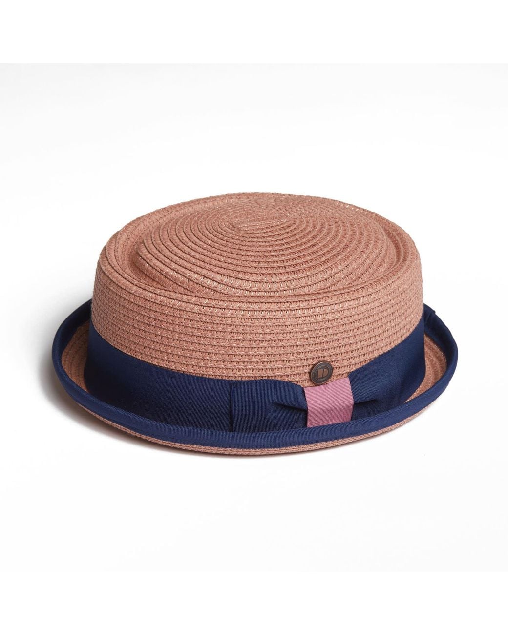 Dasmarca Hats Blue Dasmarca Rico Summer Telescope Crown Lightweight Breathable Rude-Boy Mod Porkpie Hat for men