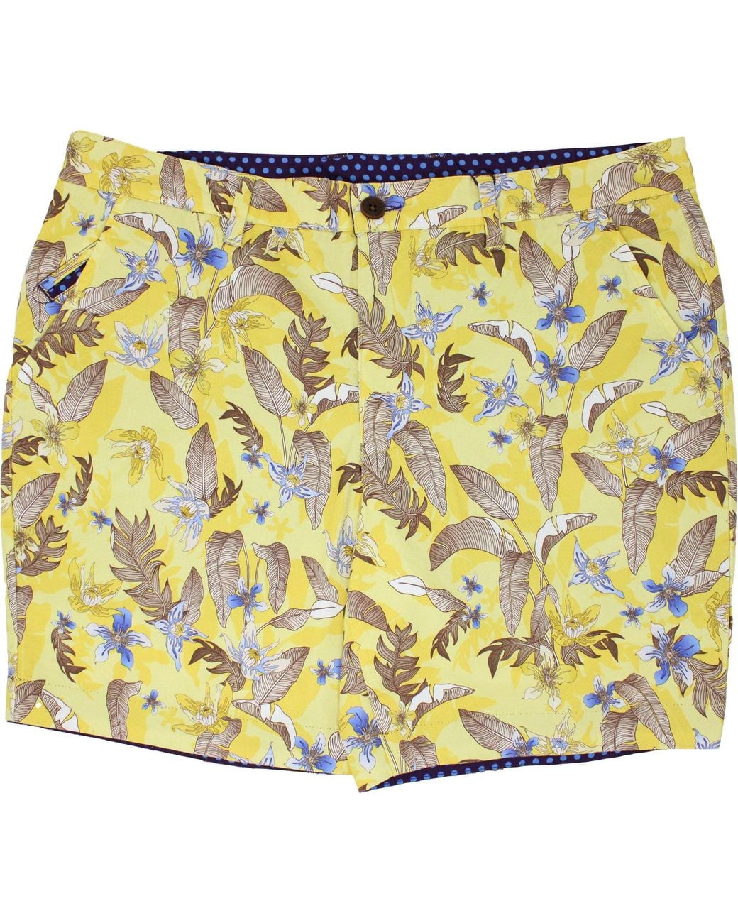 Lords of Harlech Metallic Edward Falling Flowers Short for men