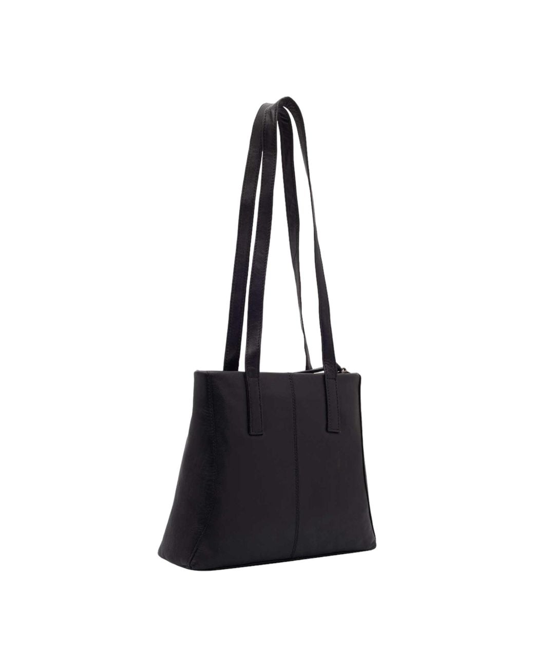 Lloyd Baker Black Hampi Leather Shoulder Bag