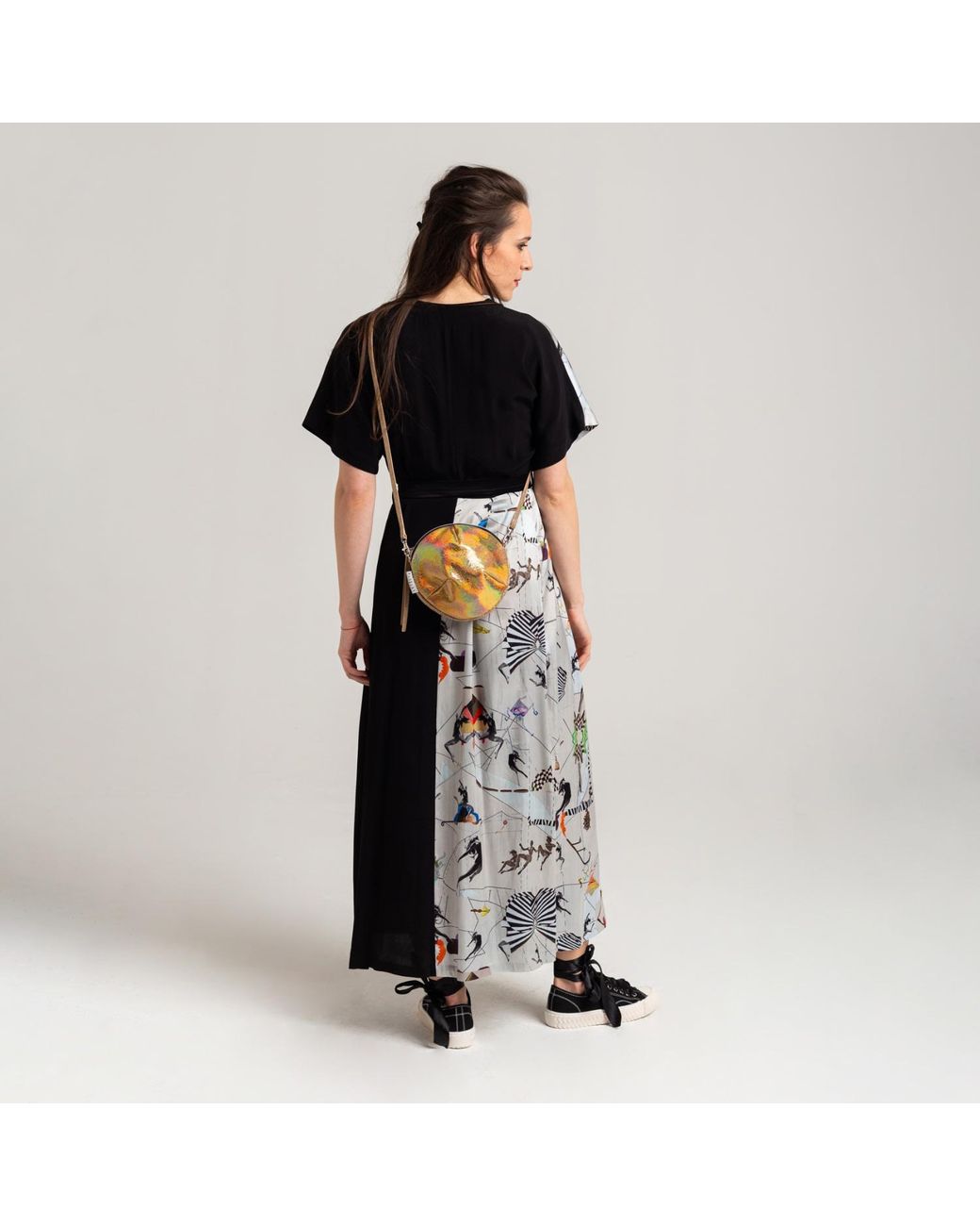 ARTISTA Black Walk Dress