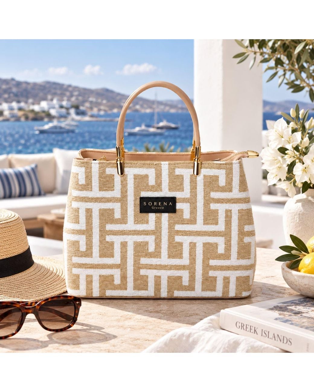 Sorena Metallic Neutrals Galleria Bag Melina Edition Large