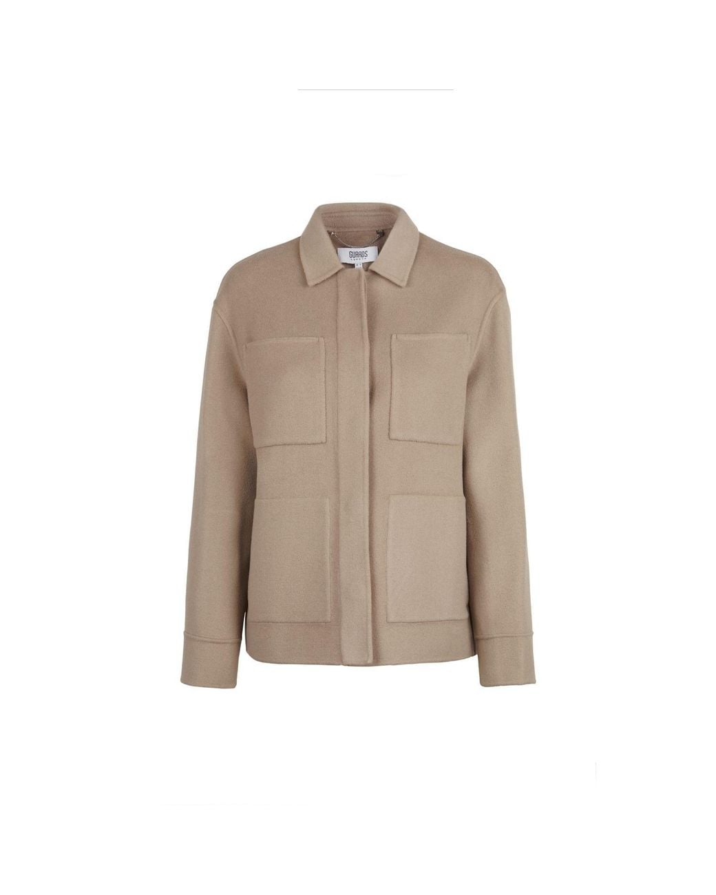 Guards London Brown Neutrals Joanna Wool Cashmere Short Jacket