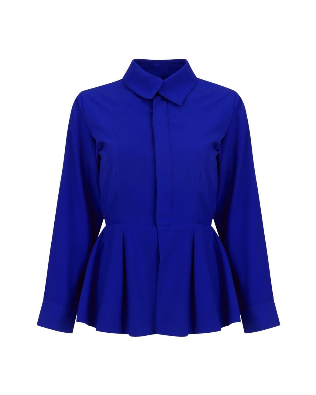 Mary Dickow Blue Ida Blouse-Royal