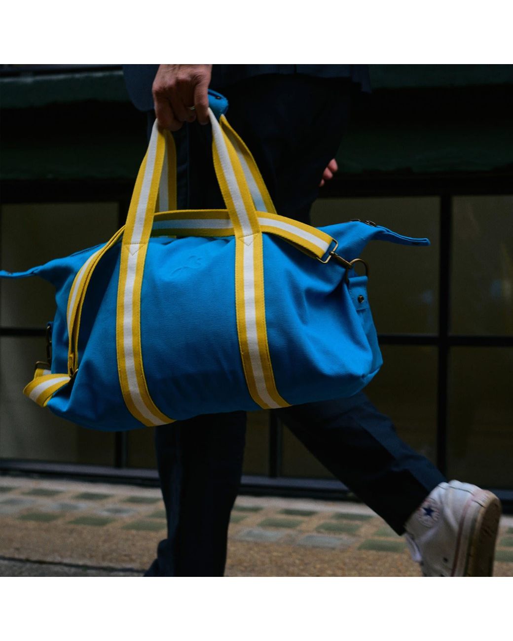 Fenella Smith Blue Azure Bodhi Explorer Duffle Bag