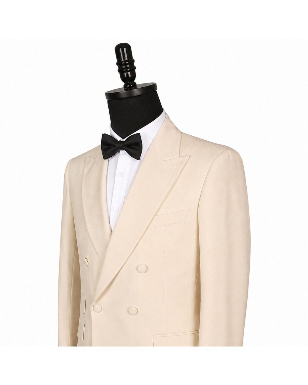 DAVID WEJ Natural Neutrals Alfredo Double Breasted Peak Lapel Blazer for men
