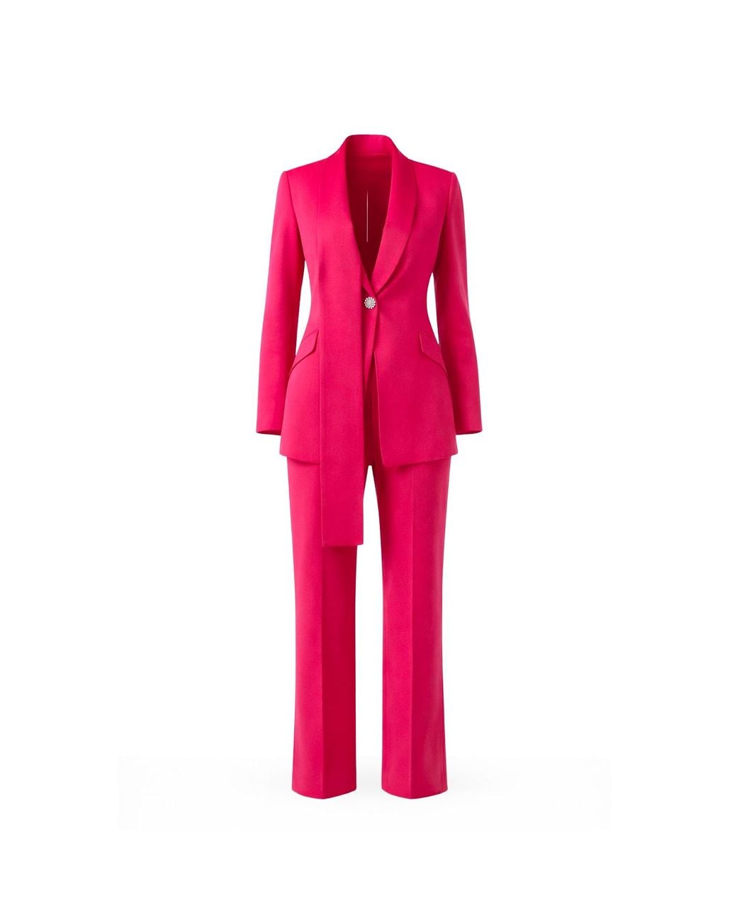 Lumina Eligma Pink Shawl Suit Blazer