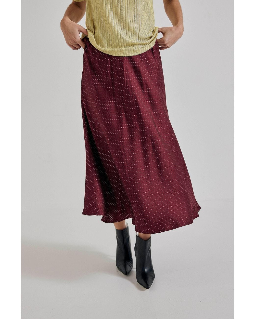 Lindsay Nicholas New York Red Duchess Skirt