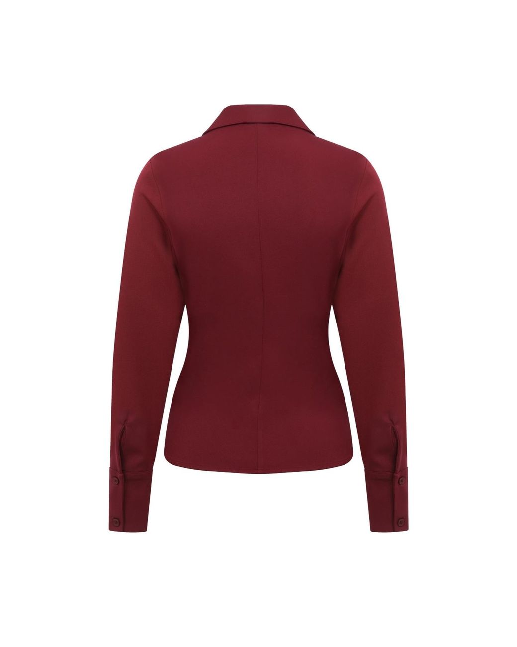 Maan Istanbul Red Concealed Button Up Shirt