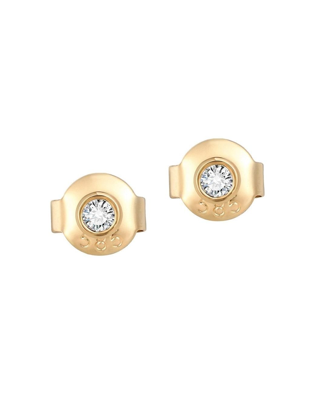 Larisa Beaumont Metallic Mini Beacon Diamond Stud Earring